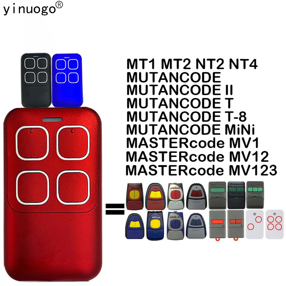 MASTERCODE MV1 MV12 MV123 Wireless Transmitter With Remote Control MT1 MT2 NT2 NT4 MUTANCODE Garage Door Opener