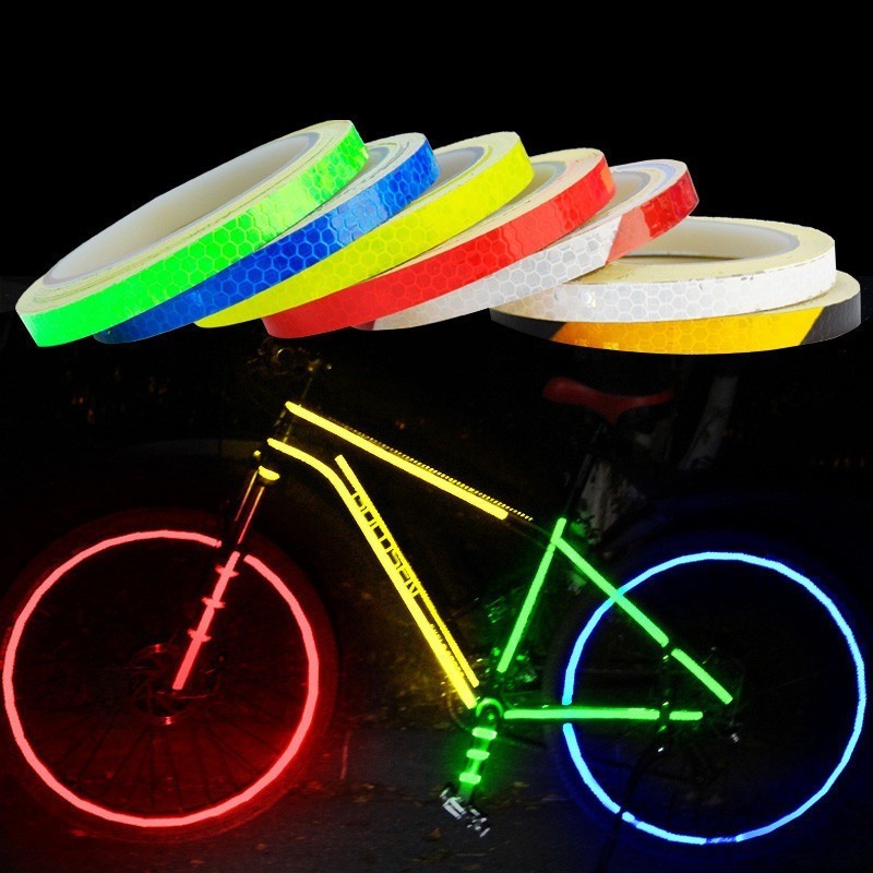 Modified Body Decorative Stickers Reflective Stickers Motorcycle Vehicle Contour Collision Warning Stickers