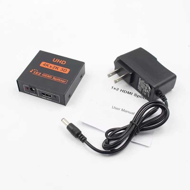 New Compatible HDMI Splitter 4k Full HD 1080p Video HDMI Converter Compatible 1X2 1X4 Split 1 in 2 Out for HDTV DVD