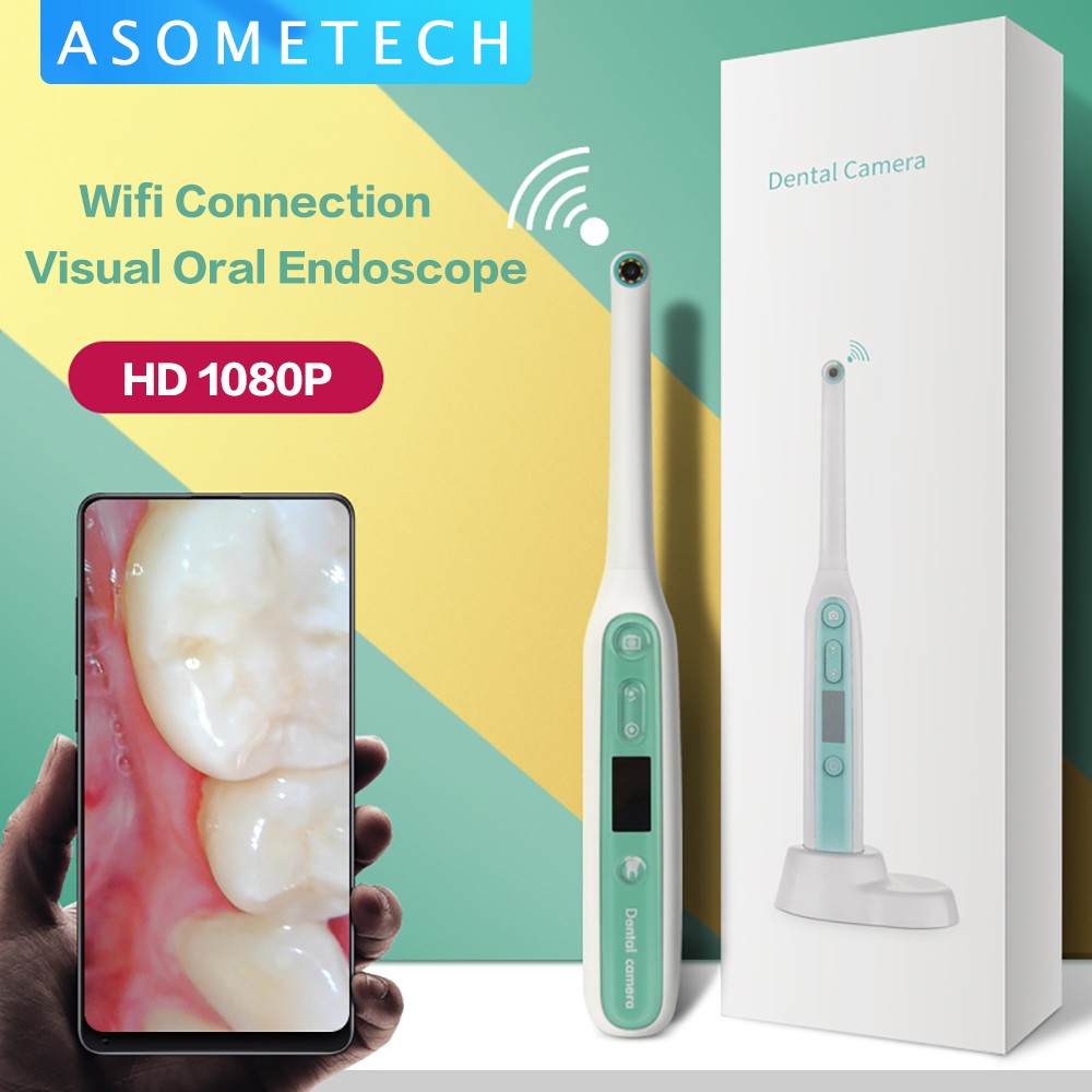 Endoscope Camera HD 1080P Waterproof Dental Intraoral Camera Mini Wifi Endoscope Oral Inspection Camera for iPhone iPad Andorid