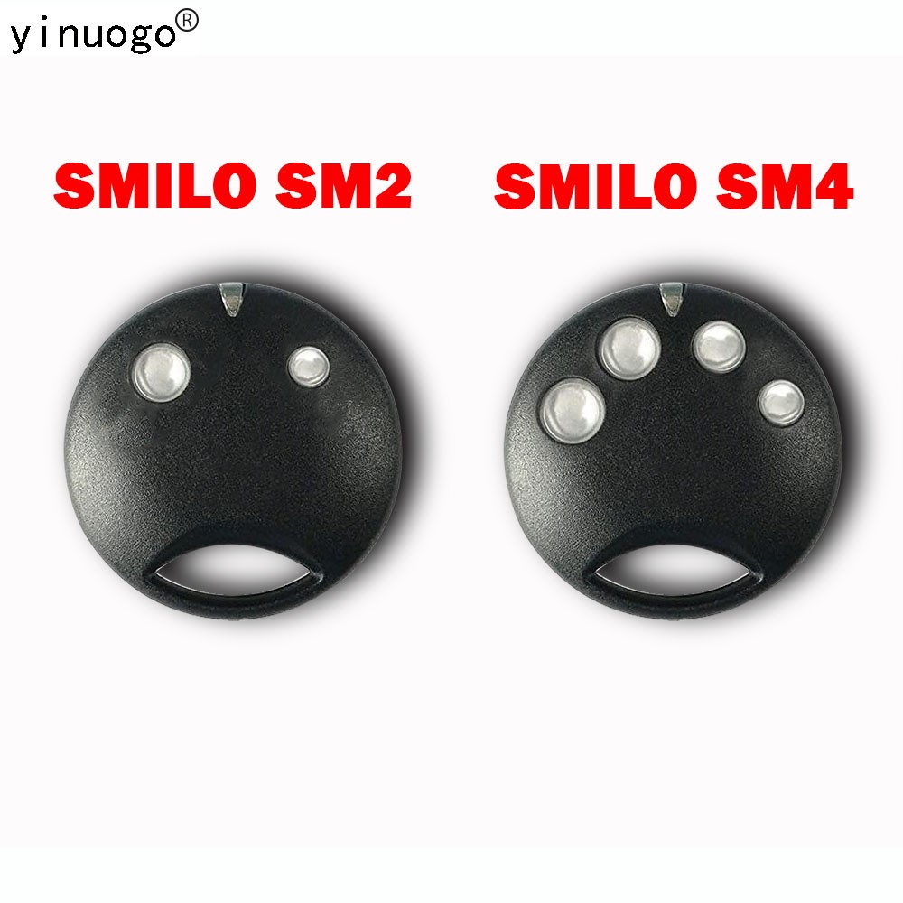 SMILO SM2 SM4 Remote Control Garage Door Opener 433.92mhz Rolling Code SMILO Remote Control