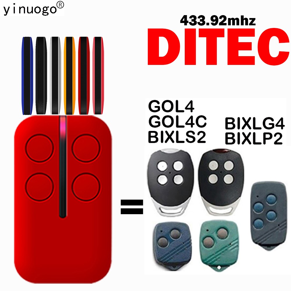 جديد DITEC GOL4 GOL4C BIXLG4 BIXLS2 BIXLP2 باب المرآب التحكم عن بعد DITEC 433.92 ميجا هرتز المتداول رمز و رمز ثابت