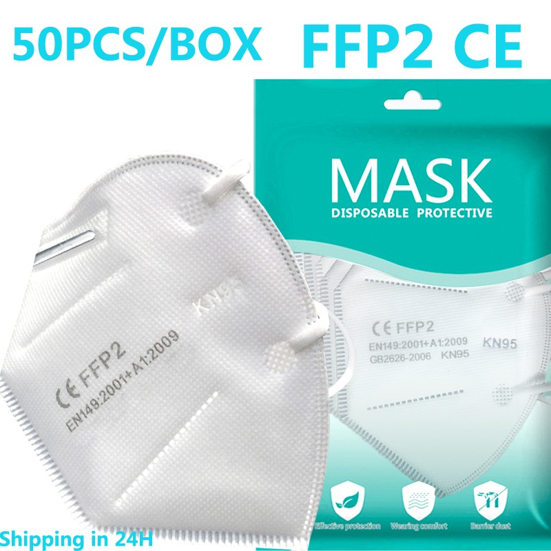 قناع FFP2 الفم kn95 أقنعة 5-طبقات KN95Mask واقي الوجه mascarillas fpp2 واقية مكافحة الغبار FFP2mask KN95 قناع FFPP2 KN95MAS