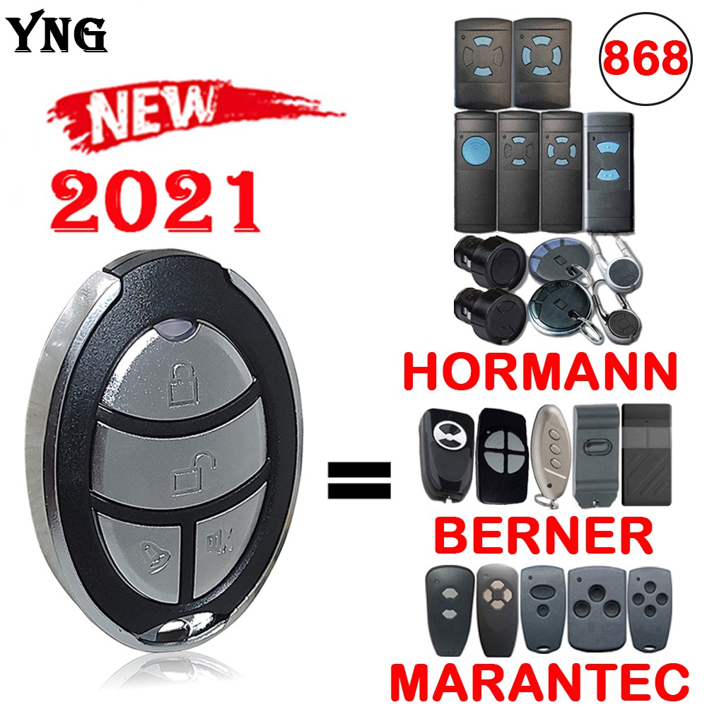 ل hörmann HSM2 HSM4 HSE2 HSE4 HS1 HS2 HS4 HSZ1 HSZ2 MARANTEC الرقمية D382 D313 BERNER BHS121Garage بوابة باب التحكم عن بعد