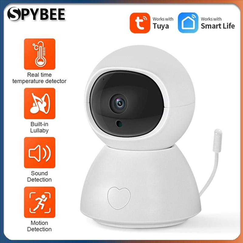 New PTZ Camera Baby Monitor WiFi IP Camera Indoor Night Vision Motion Detection Sound Detection Smart Home Security Cameras