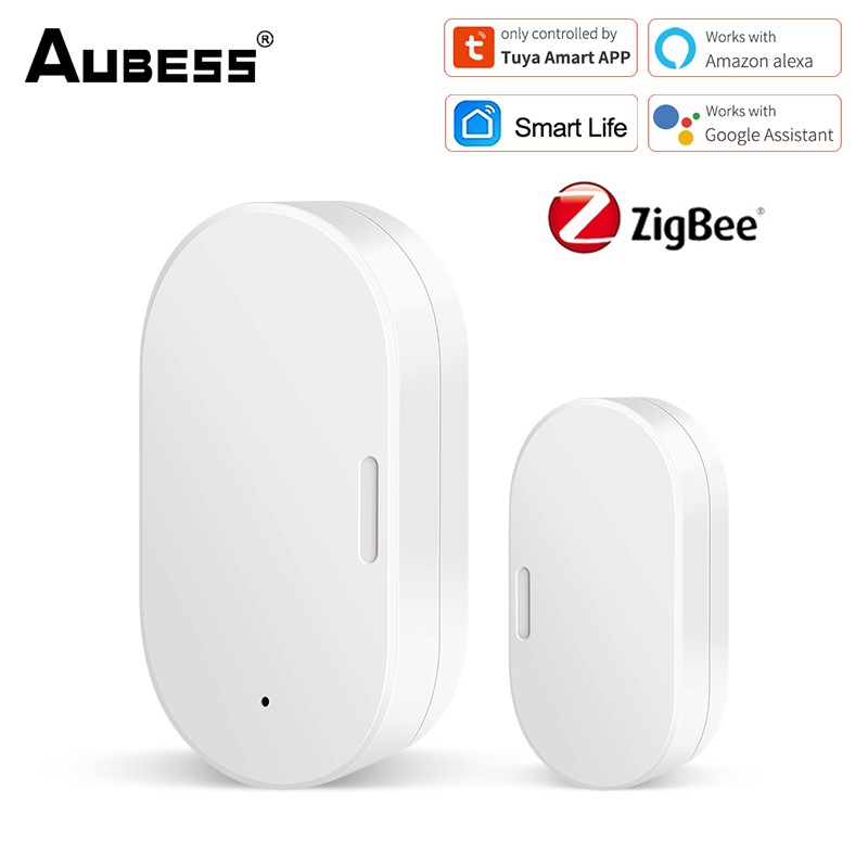 Tuya Zigbee 3.0 Door Window Sensor Security Protection Open Detectors Entry Smart Home Residential Alarms For Alexa Google Home