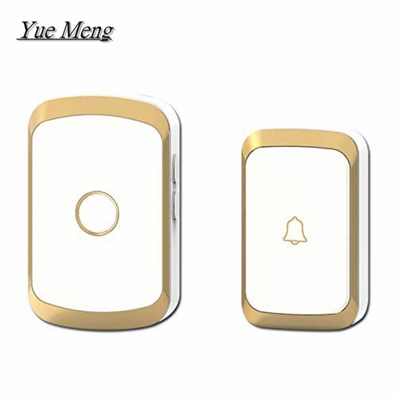 Intelligent Home Security Wireless Doorbell Waterproof AC 100-240V 300M Range Flash Doorbell for Home Office Smart Life