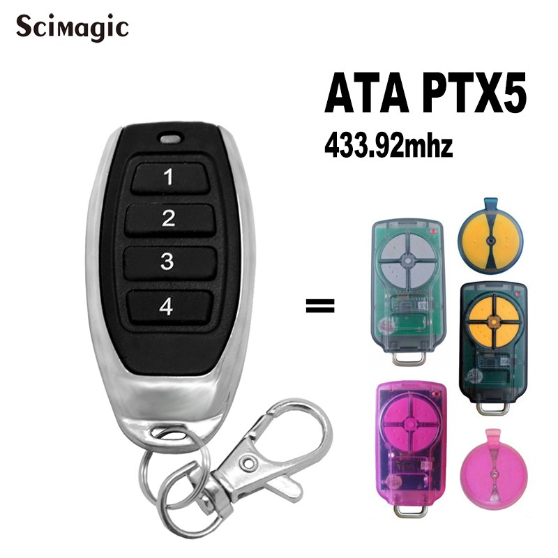 ATA PTX5 PTX-5 v1 TrioCode/Tricode GDO بوابة/باب المرآب متوافقة التحكم عن بعد