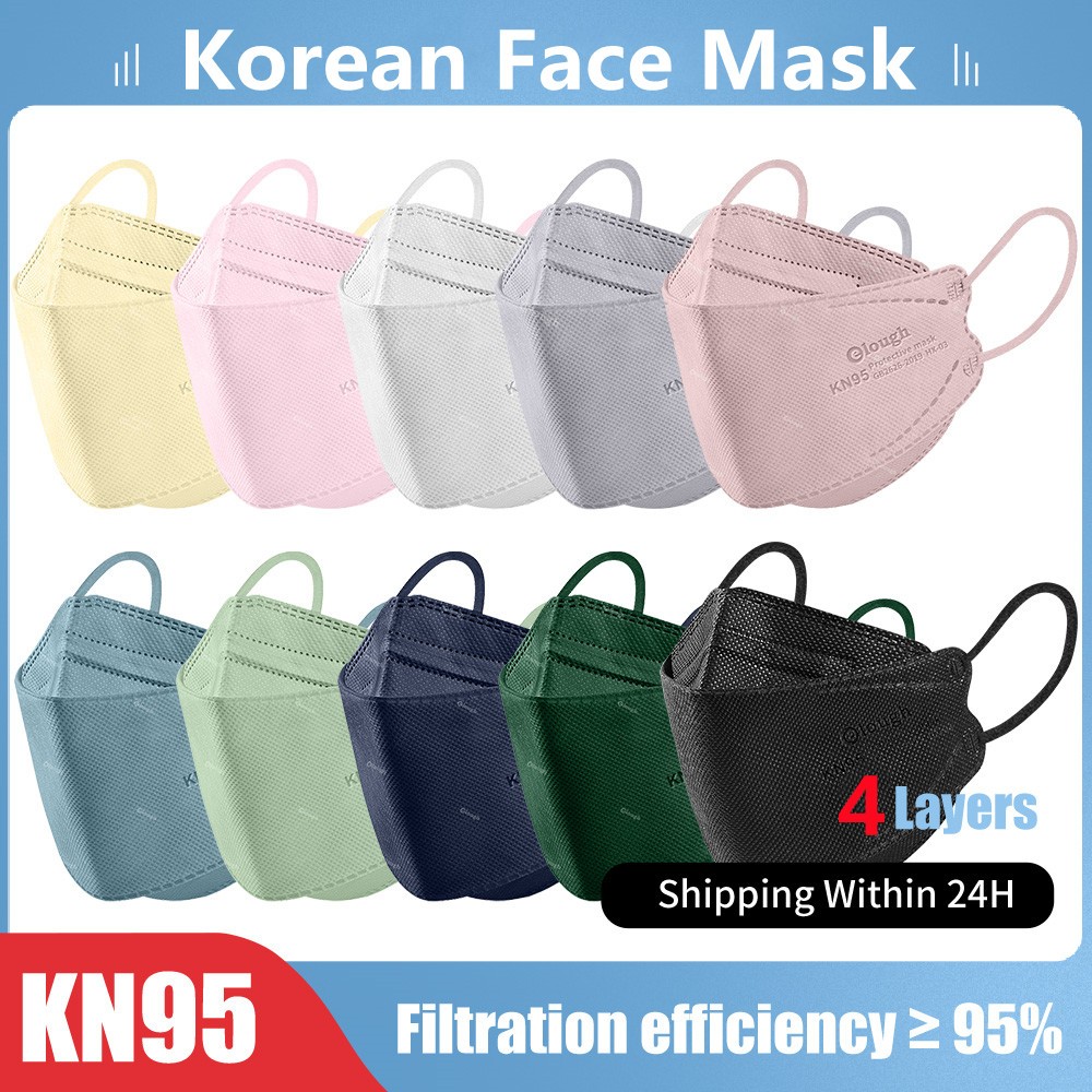 أقنعة إيلو KN95 Mascarilla FFP2 هومولوكادا إسبانيا Mascarillas FPP2 Negras الكبار قناع الوجه FFP2 Masque FFP 2 ffp2masque