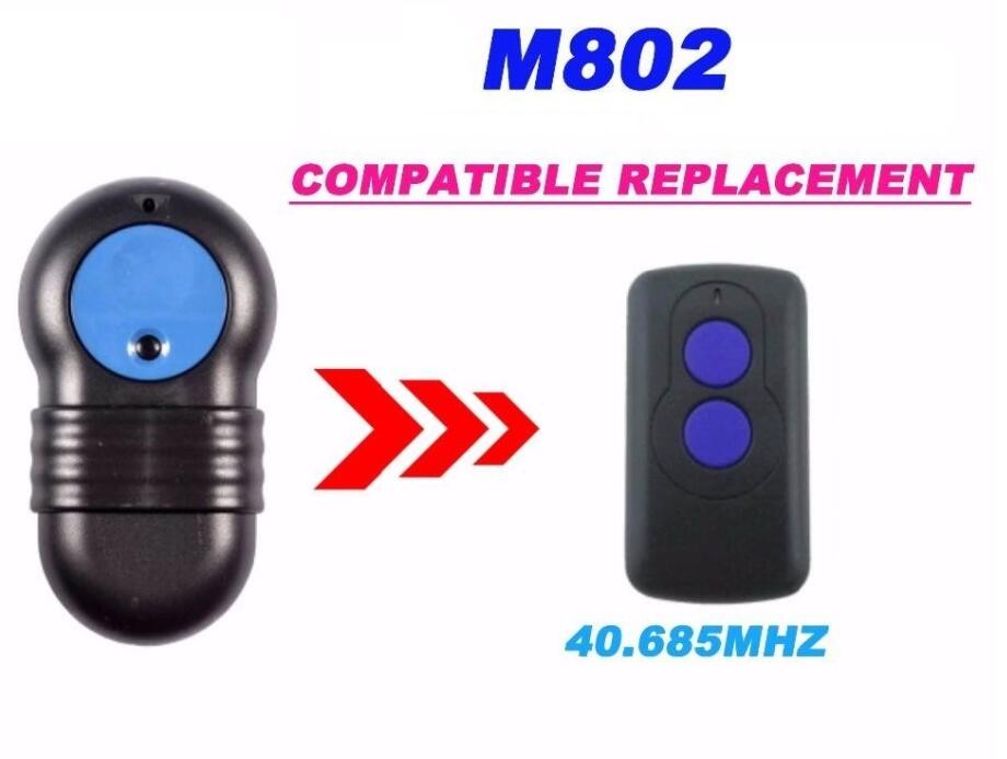 Free Shipping For M802 Blue Compatible Garage Door Remote Control Prolift 230T/430R 40.685mhz