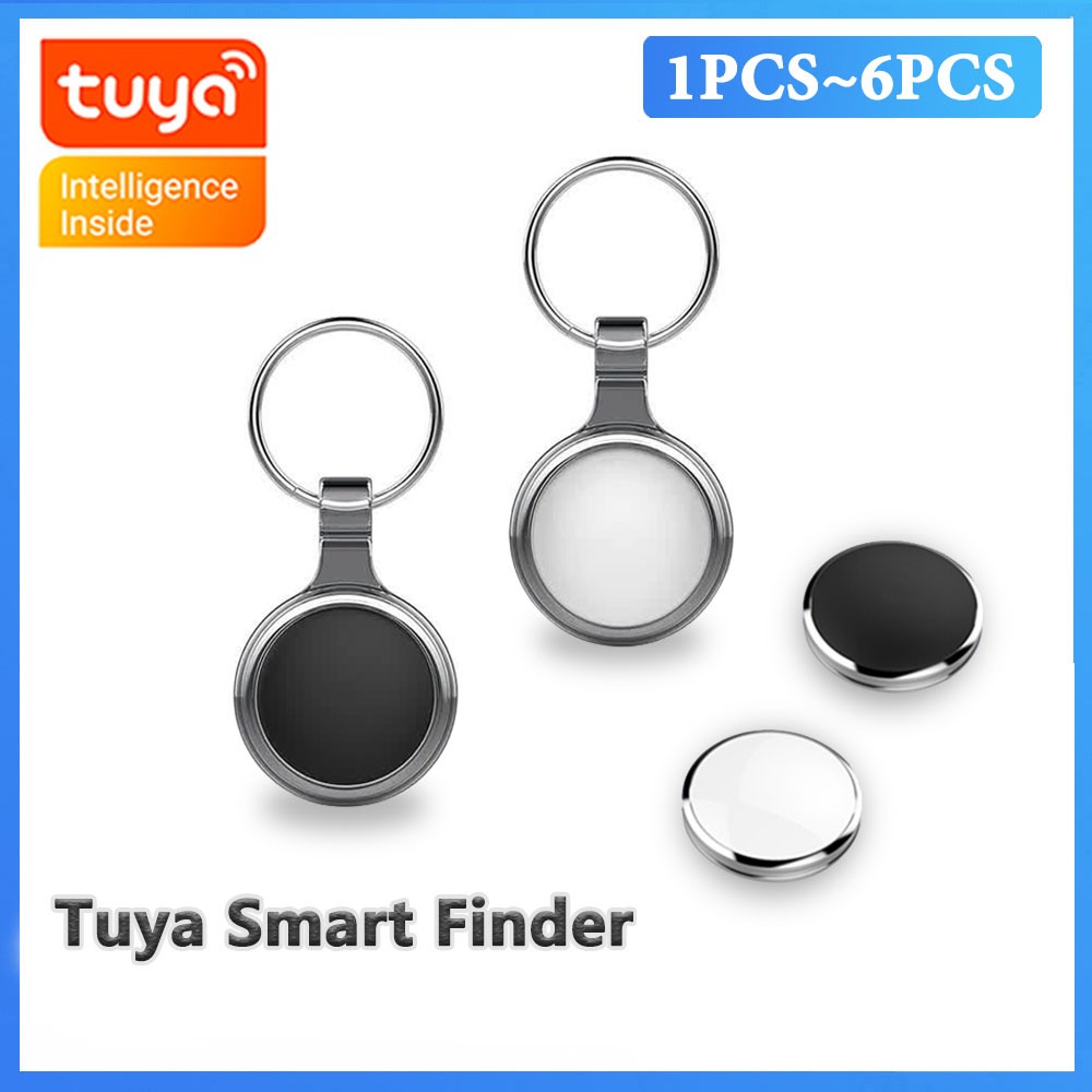 Tuya Smart Card GPS Tracker Bluetooth Anti-lost Alarm Keys Wallet Mini Alarm Device 2-way Search Tracker Location Item Finder