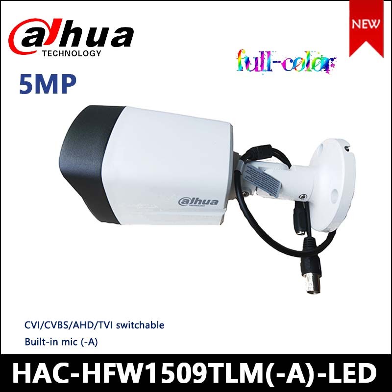 New Dahua 5MP HAC-HFW1509TLM-A-LED HDCVI Full Color Mini Camera 120 dB True WDR 3D NR Instead of HAC-HFW1500TL-A