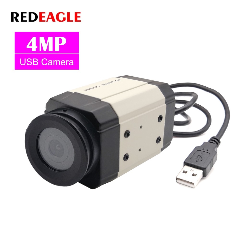 REDEAGLE 4 Megapixel 30fps High Speed ​​USB Webcam Microphone UVC Conference Video Computer Camera 4MP Wide Angle 3.6mm Lens