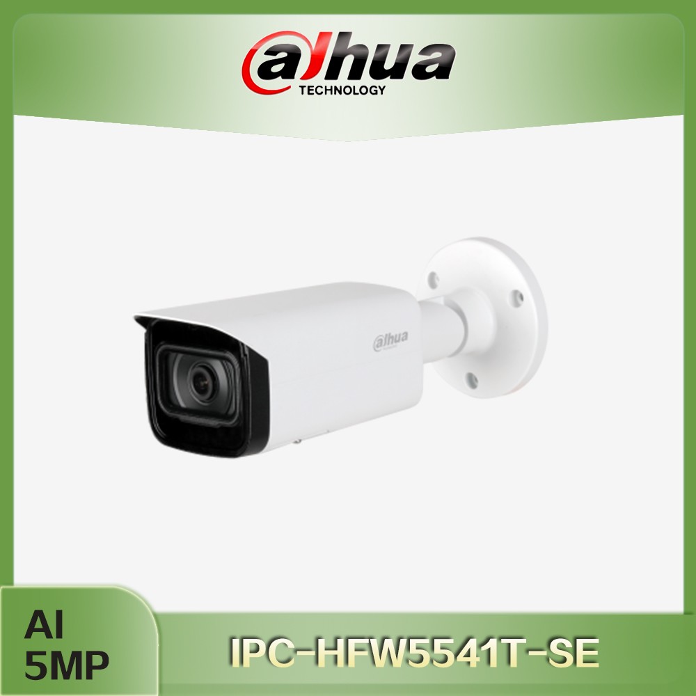 2022 Clearance Sale Dahua ip camera High-end 5 Serie IPC-HFW5541T-SE 5MP Pro AI IR 80m Bullet Wismind Network Camera