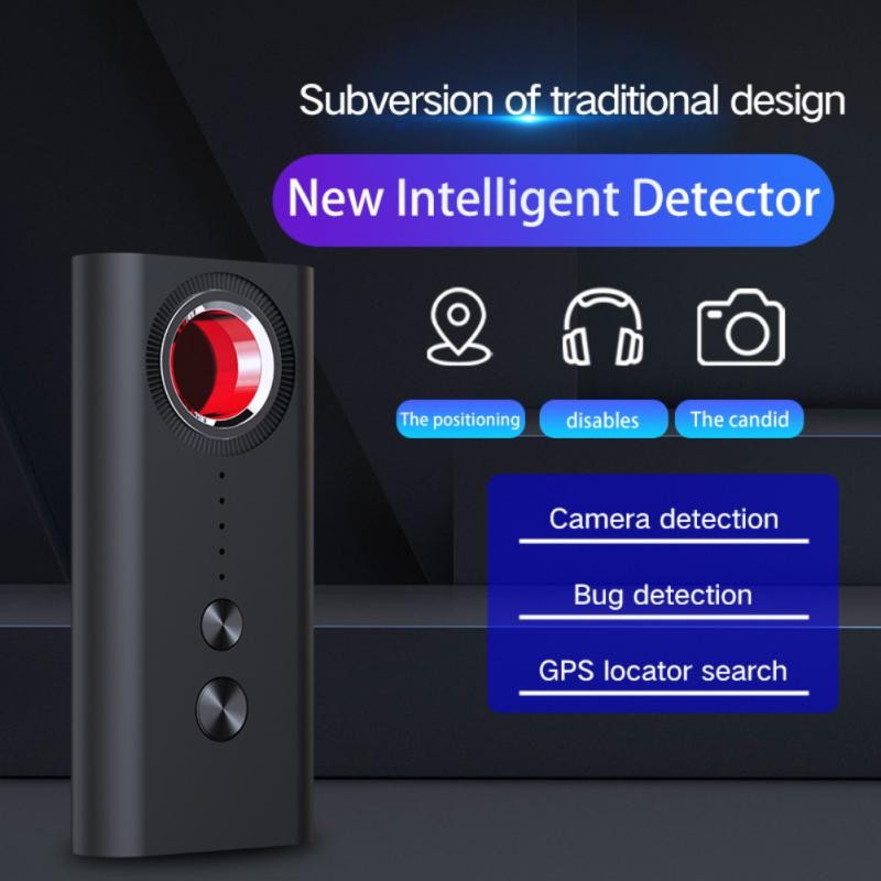 T1 Anti-Spy Hidden Camera Detector Portable Prevent Monitoring Wireless Signal Detector Car GPS Positioning Tracking Hotel Detection