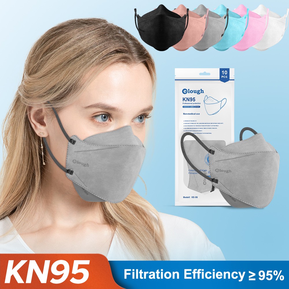 Multicolor mascarillas ffp2 face respirator mask FFP2 mouth maske safety fpp2 masks kn95% filtration CE mask ffp2fan