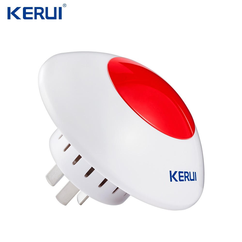 2022 433MHz Wireless Flash Alarm Siren Red Light Strobe Siren For Home Alarm System Set Security