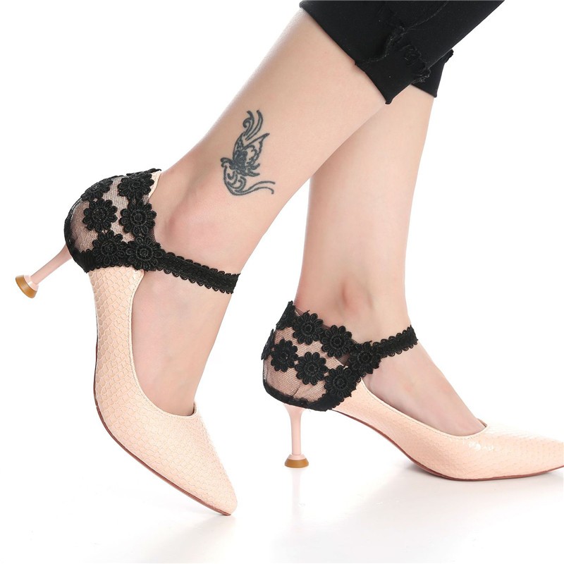 1Pair High Heels Bundle Shoelace Holding Loose Anti-skid Straps Women Lace Shoes Band Shoe Accessories