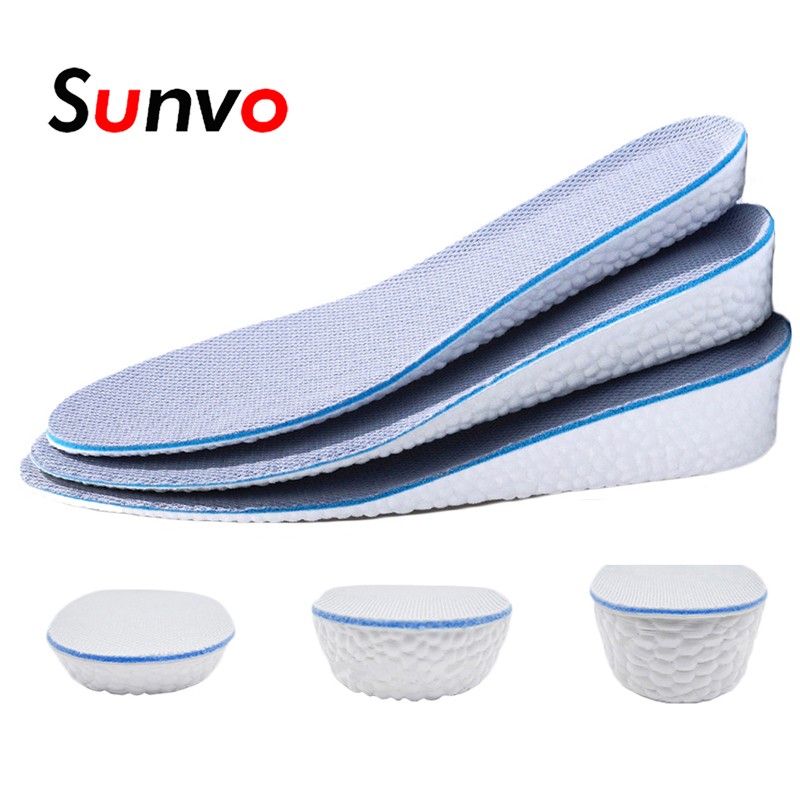 Memory Foam Height Increase Insoles For Men Women Shoes Insert Sneakers Heel Lift Mold EVA Material Increase Insole