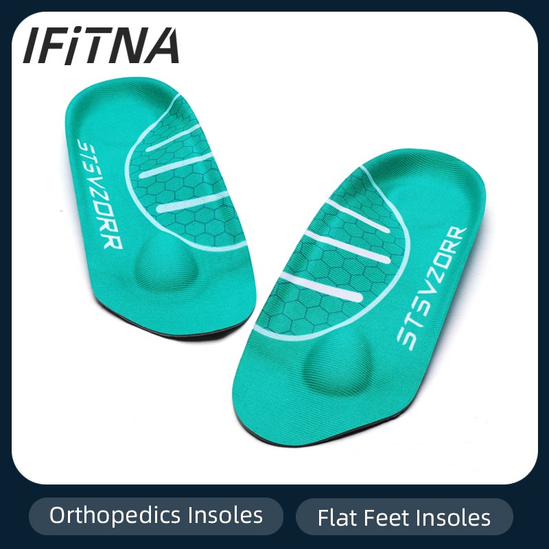 3/4 Length Plantar Fasciitis Arch Support Orthotic Insoles Suitable Flat Foot Correction Varus Relieve Heel Pain Shoes Shoes