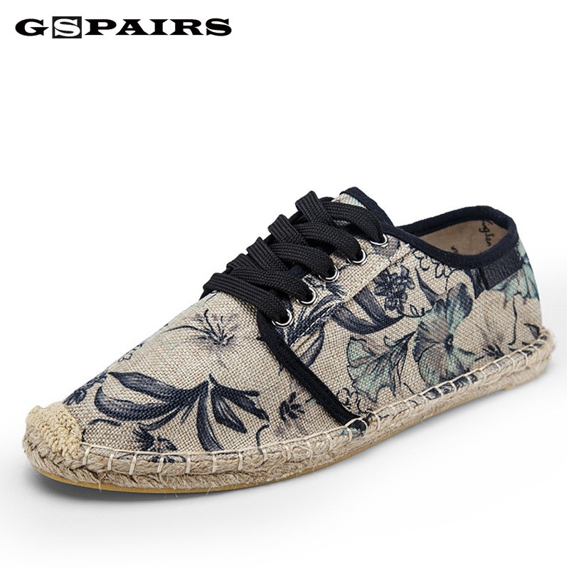 Mens Shoes Summer Men Canvas Shoes Mens Hemp Rope Shoes Breathable Mens Shoes Male Zapatos Hombre Unisex Shoes