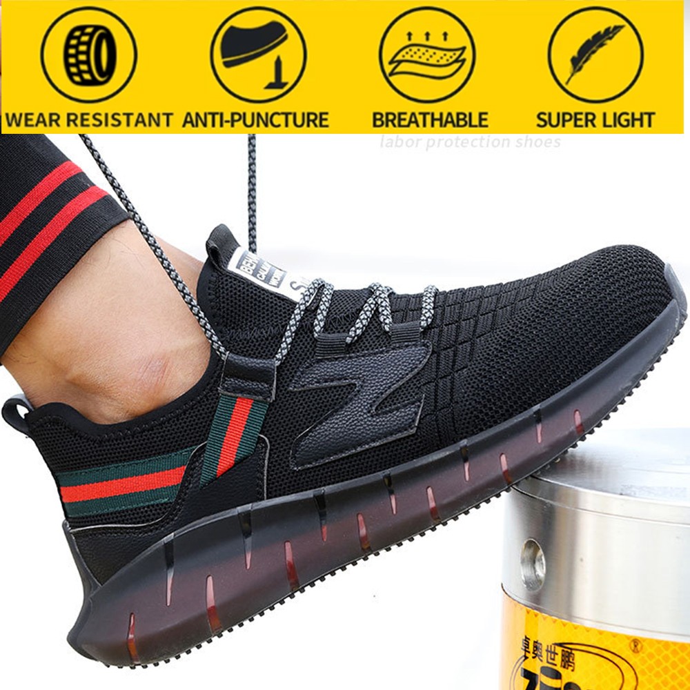 Safety shoes insurance work shoes men's puncture-proof shoes summer breathable safety shoes men's safety shoes