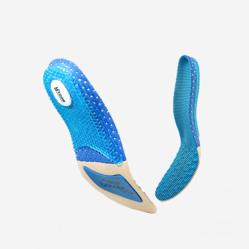 Silicone Insoles Unisex Arch Support Sneakers Insole Cushioning Memory Foam Sole Cushion Anti-Slippery Shoes Insert