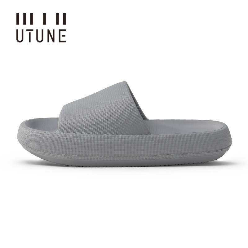 UTUNE EVA Slides Women Platform Slippers Summer Indoor Shoes Bathroom Beach Sandals Men Outside Non-slip Pink Slippers for Woman