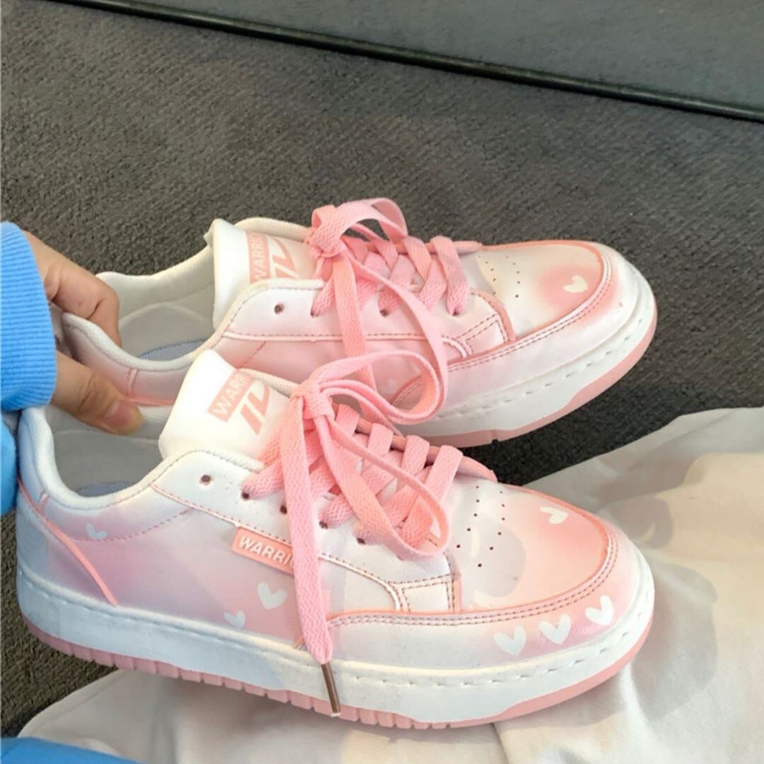 Women Sneakers Sneakers Kawaii Platform Flats Harajuku Fashion Casual Pink Vulcanized Spring Dropshipping Scarpe Donna