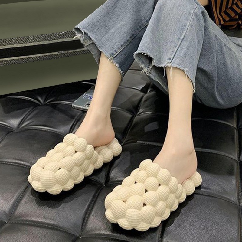 Bubble Slippers Women Slippers Flat Sandals Home Massage Bottom for Couple Men and Women Sandals 2022 Women Flip Flops