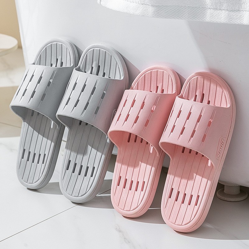 Bathroom Leakage Slippers Women Summer Indoor Bath Non-slip Quick-drying Shoes Couples Home Wear-resistant Sandals Slippers