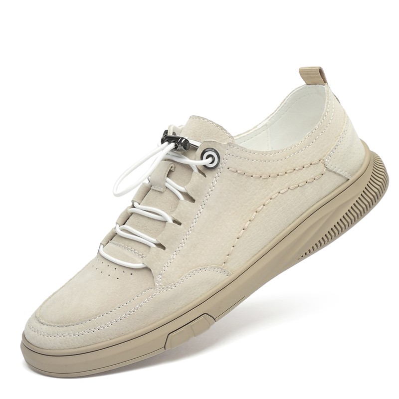 Men's Suede Sneakers, Comfortable Breathable Sneakers, Fashion Loafers