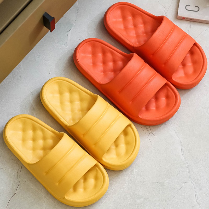 Lucifer Eva Slippers Summer 2022 Comfortable Thick Sole Zipper Slipper Women Non-slip Slippers Home Bathroom Slippers