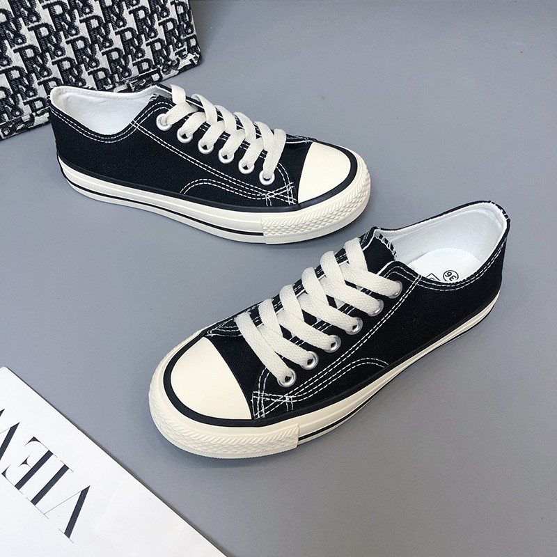 2022 new flat shoes sole canvas lace up sports casual shoes female students light fashion women's shoes small white shoes