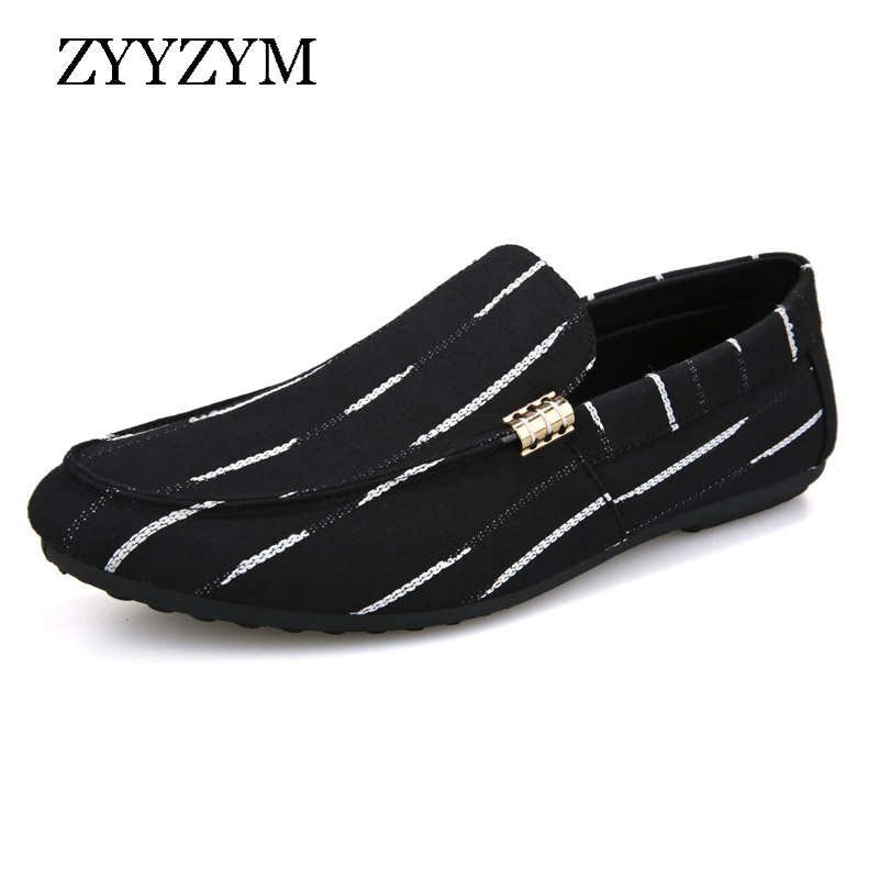 Men's shoes spring autumn slip on men's casual shoes light lazy white canvas flat breathable fashion trend male shoes