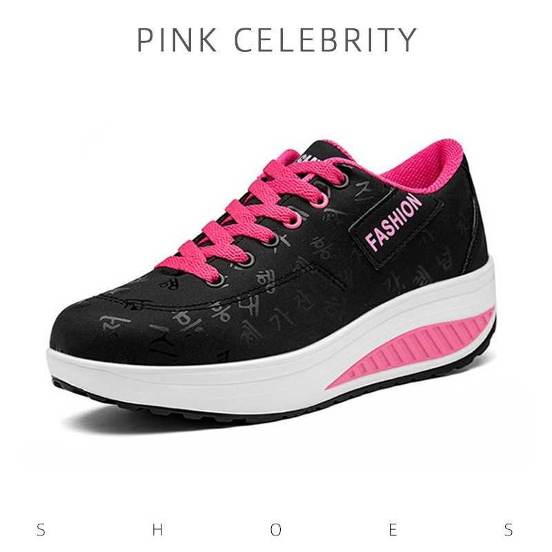 Ladies casual shoes rocking shoes platform casual shoes waterproof wedges sneakers sneakers