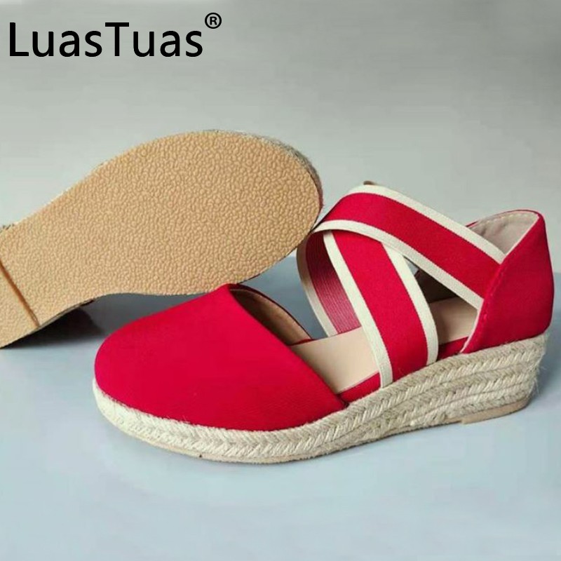 LuasTuas Women Sandals For Wedges Summer Shoes Woman New Fashion Platform Casual Vacation Lady Daily Footwear Size 36-43