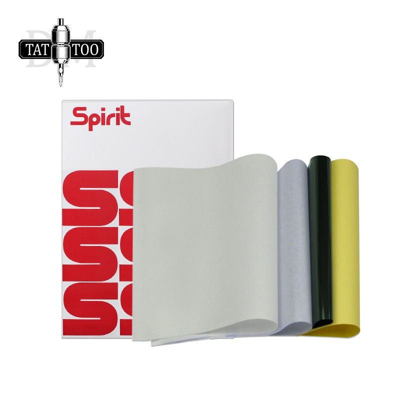 Spirit Tattoo Transfer Paper, A4, 100 Pieces, Hand Thermal Copier, Tattoo Stencil