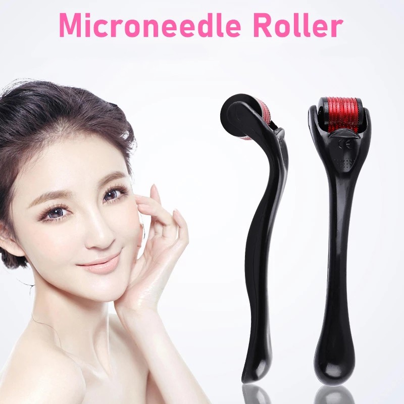 540 derma roller micro needles 0.2/0.25/0.3mm length titanium dermoroller microneedle roller for face skin care body treatment