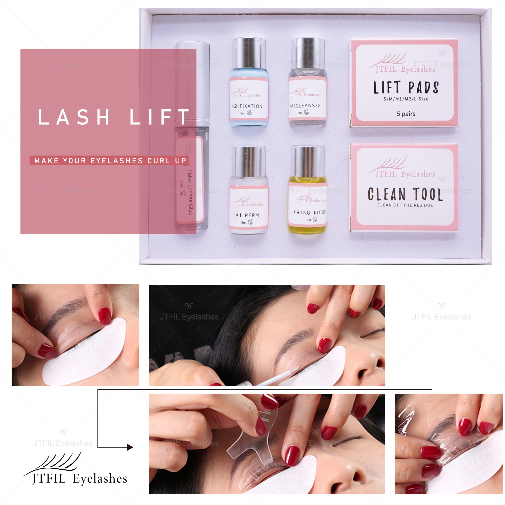 Upgraded version econxin lash lift kit perm eyelash perm kit eyelash lift personal use can do your logo