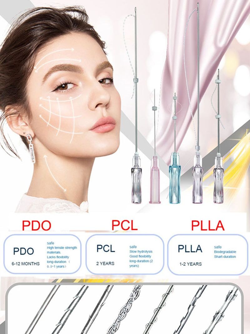 Korea Sterile Pdo Thread Skin Extreme Strong Lifting Face Lifting Multi Mesh Casting Press Fishbone Wire 10pcs/bag