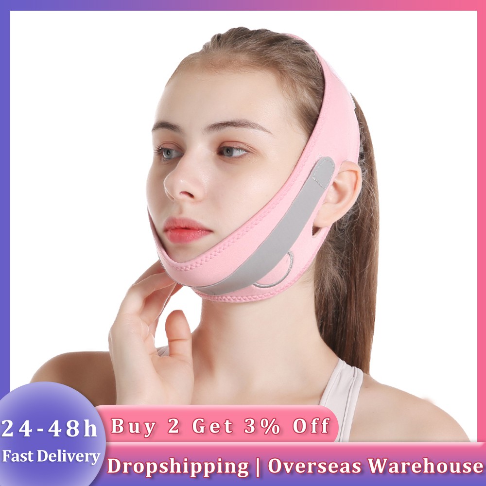 Elastic Bandage Face Slimming Corset Face Lift Relieve Double Chin Cheek Pressure Facial Massage Belt Tools