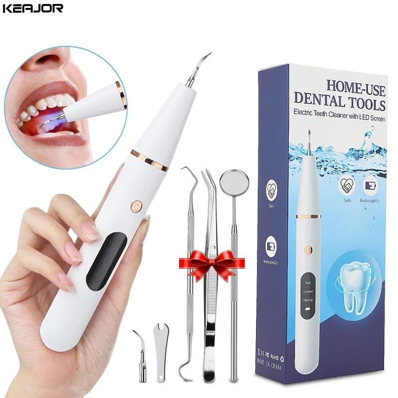 Ultrasonic Electric Teeth Cleaner Oral Teeth Stain Remover Sequin Plate Pet Scaler Teeth Whitening Stone Tools