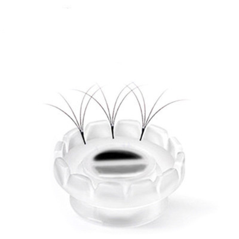 Individual Disposable Eyelash Glue Graft Eyelash Holder Rapid Flower Tumbler Eyelash Extensions Glue Ring 50/100pcs