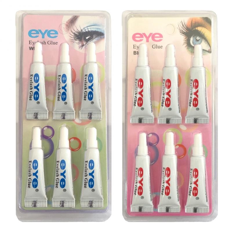 Professional Eyelashes Glue Clear White/Dark Black Waterproof False Eyelashes Makeup Adhesive Eye Lash Glue Cosmetic Tools