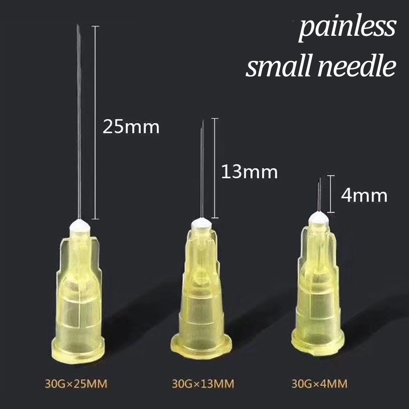 Painless Micro Needle 13mm 4mm 25mm Disposable 30g Medical Micro Plastic Injection Cosmetic Sterile Needle Surgical Tool