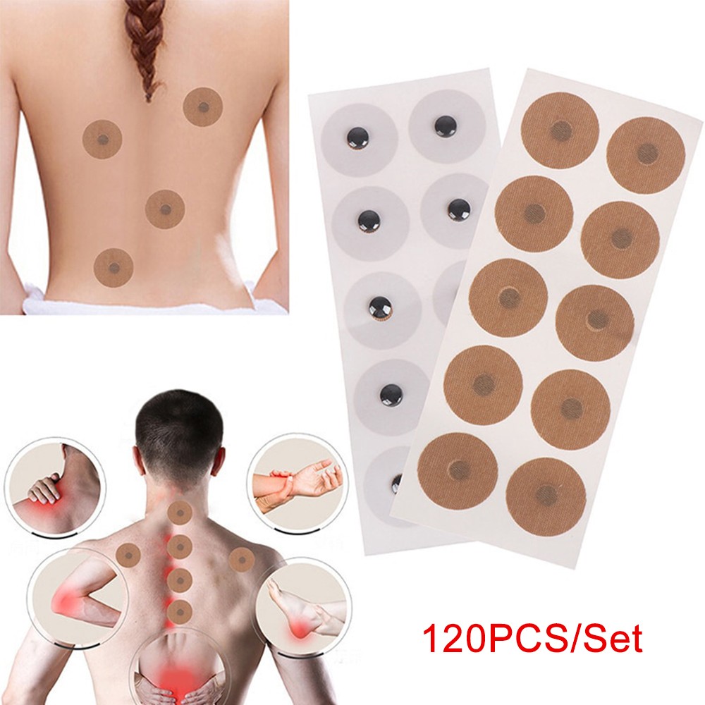 120pcs Magnetic Patches Magnet Therapy Help Relieve Pain for Foot Massage Care Sticker Patch Magnetic Therapy Patches for Pain