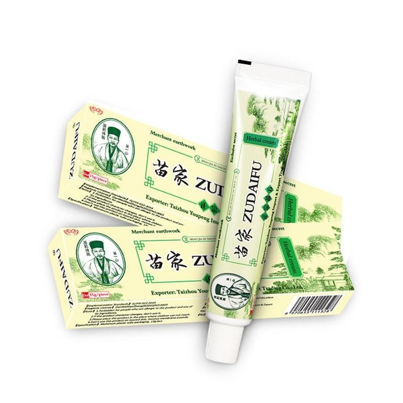 5pcs Zudaifu Original 15g Body Psoriasis Cream Skin Care Dropshipping Drop Shipping (With Box) 1/5pcs