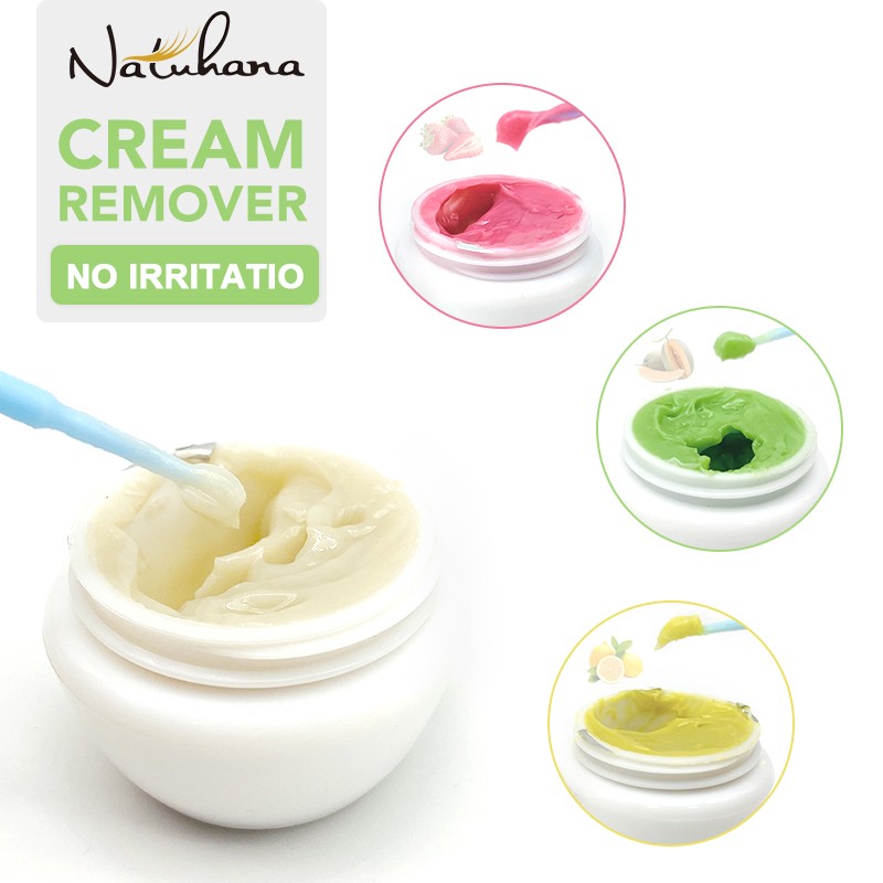 NATUHANA Glue Cream Remover Quick Clean Non-irritating Grafting Eyelashes Extension Adhesive Gel Remover for Makeup Tools