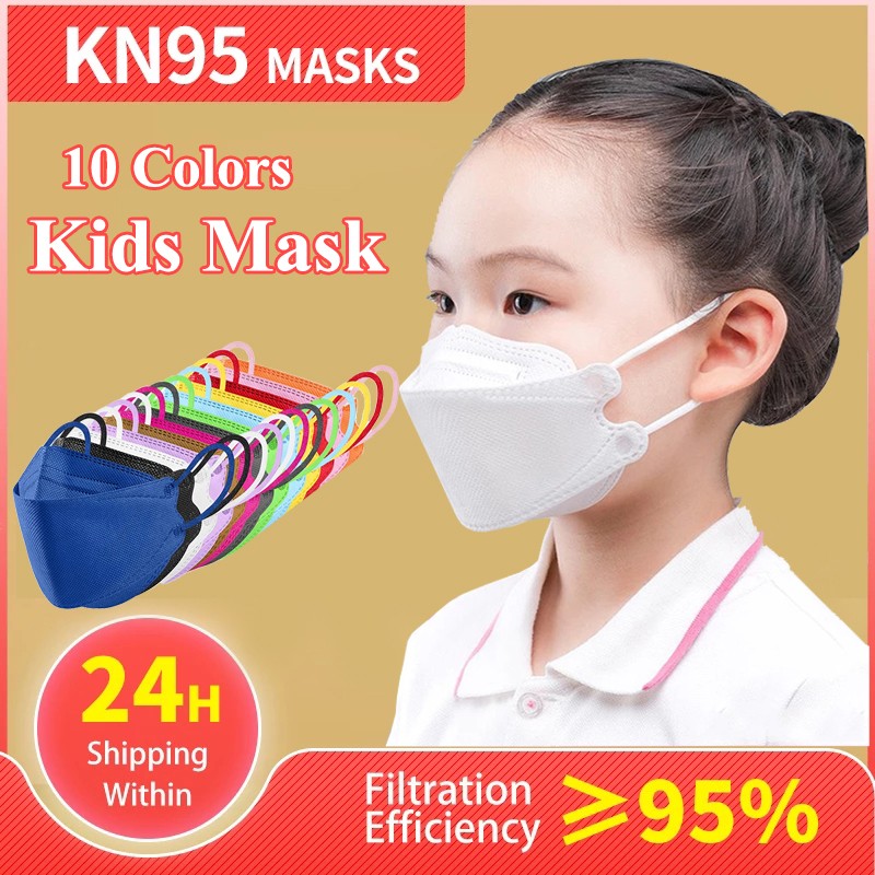 kn95 mask kids face mask 3D black coloring disposable boys girls baby kn95 masks for kids f94mascarilla mask fpp2 homology ad